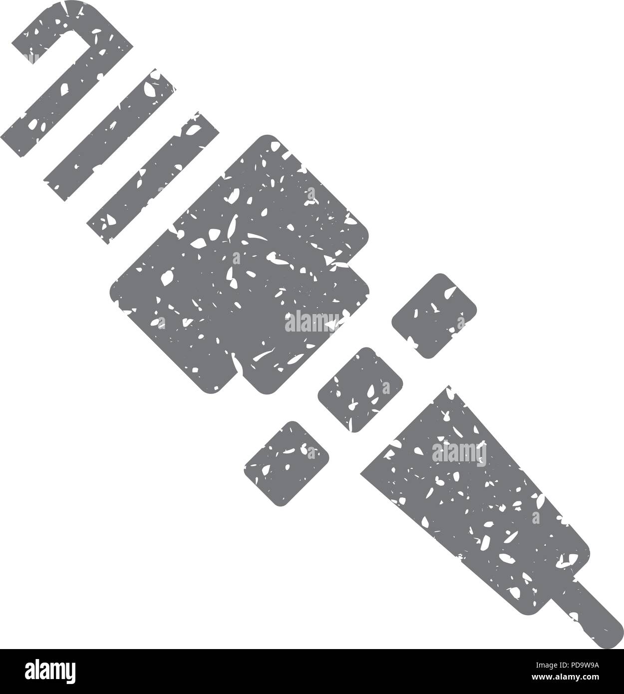 Grunge icon - Spark plug Stock Vector Image & Art - Alamy
