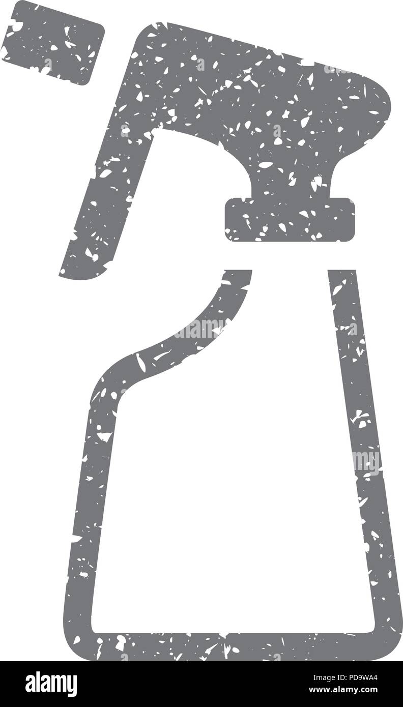 Grunge icon - Sprayer bottle Stock Vector Image & Art - Alamy