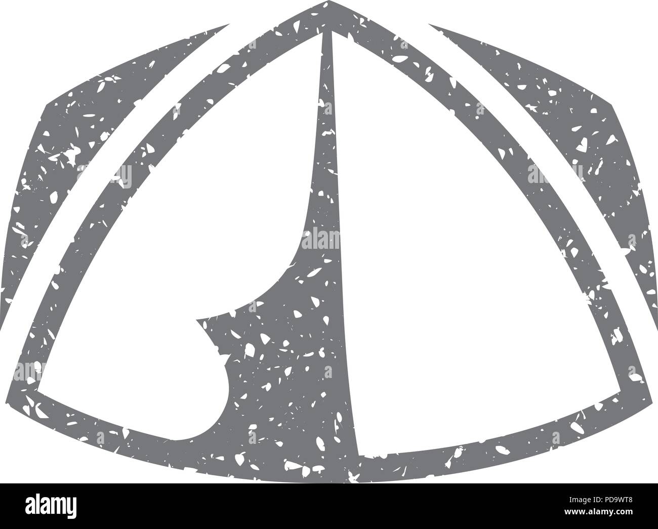 Grunge icon - Camping tent Stock Vector Image & Art - Alamy