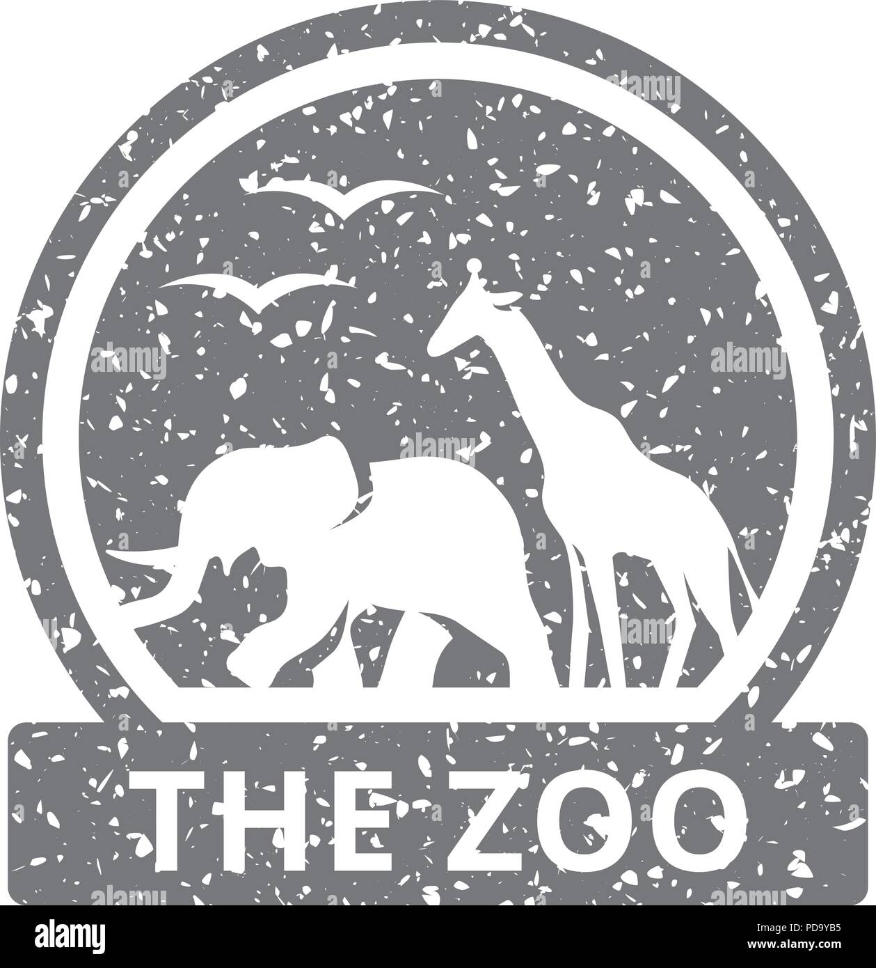 Grunge Icon Zoo Gate Stock Vector Image Art Alamy