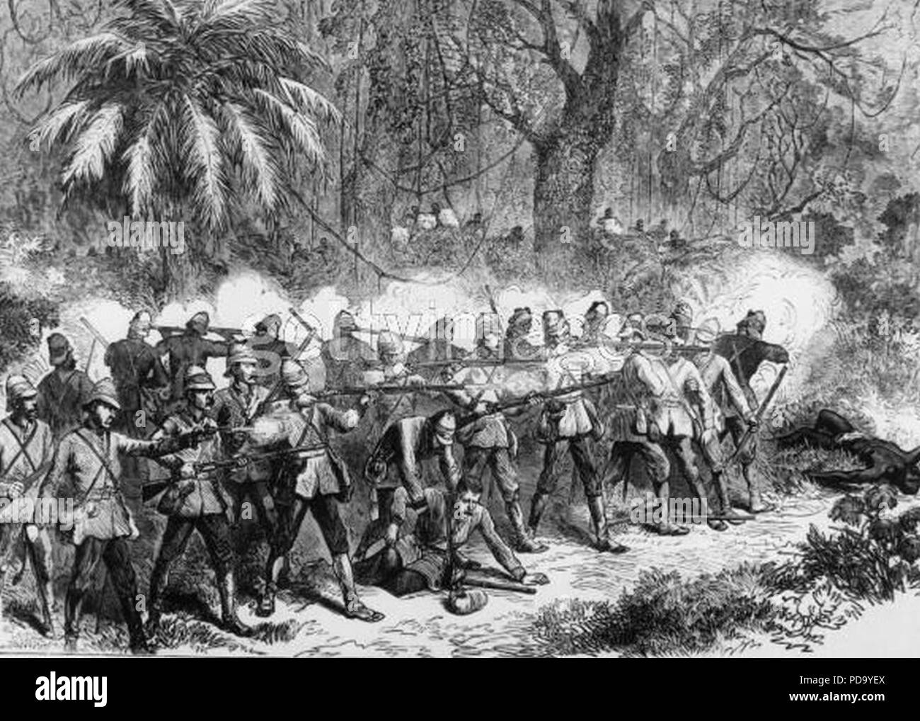 Anglo-Ashanti war 1. Stock Photo