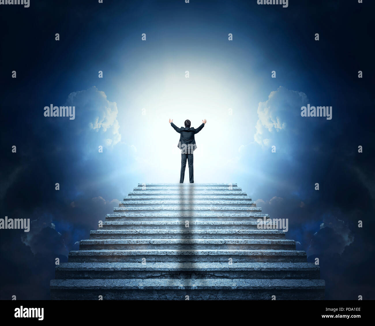 Download Stairway Heaven Clouds Royalty-Free Stock Illustration