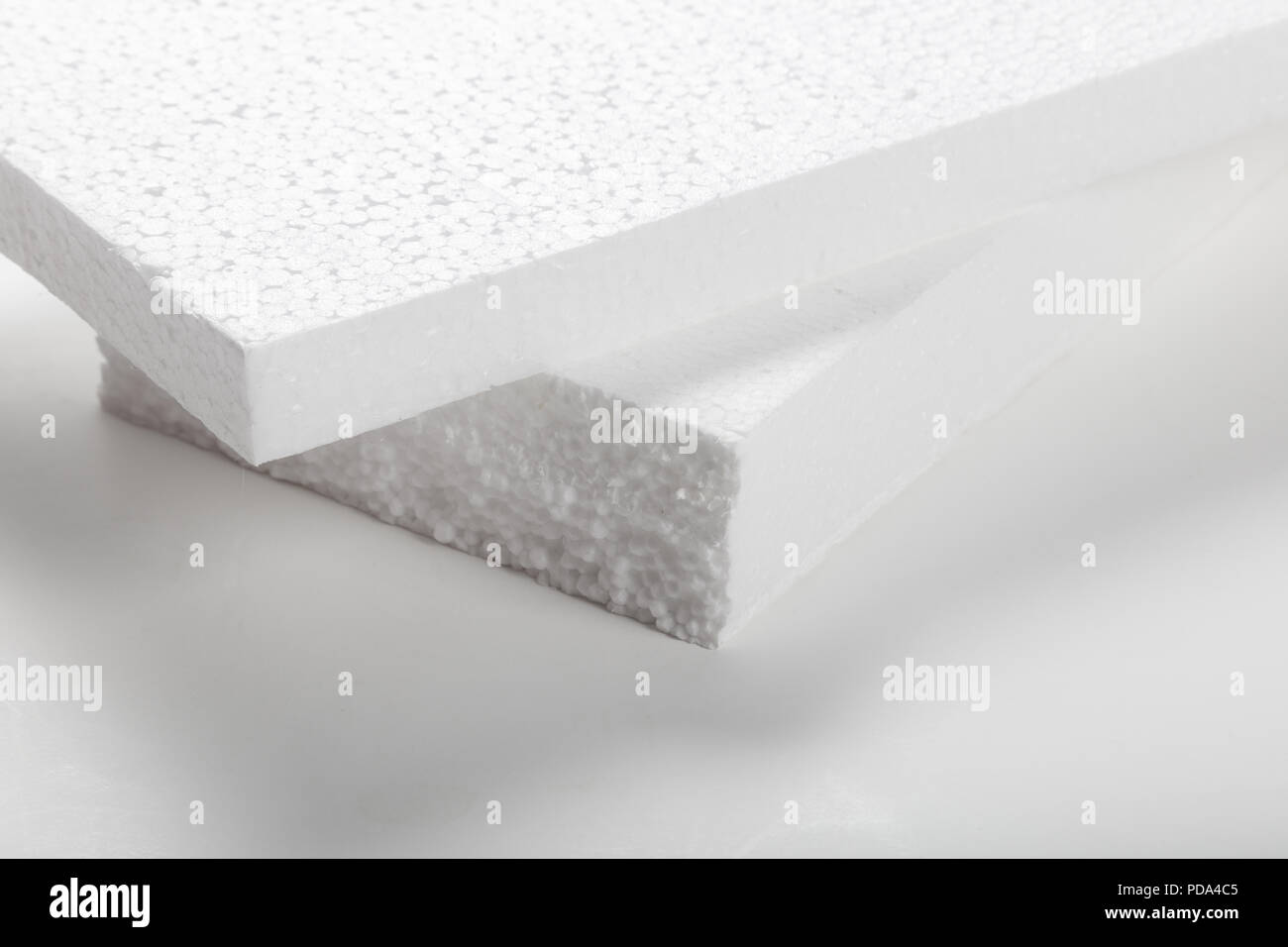 White Polystyrene or styrofoam texture background. Styrofoam board for  backdrop. Copyspace for text Stock Photo - Alamy