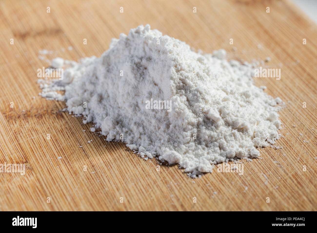 white wheat flour, food ingredient close up Stock Photo Alamy