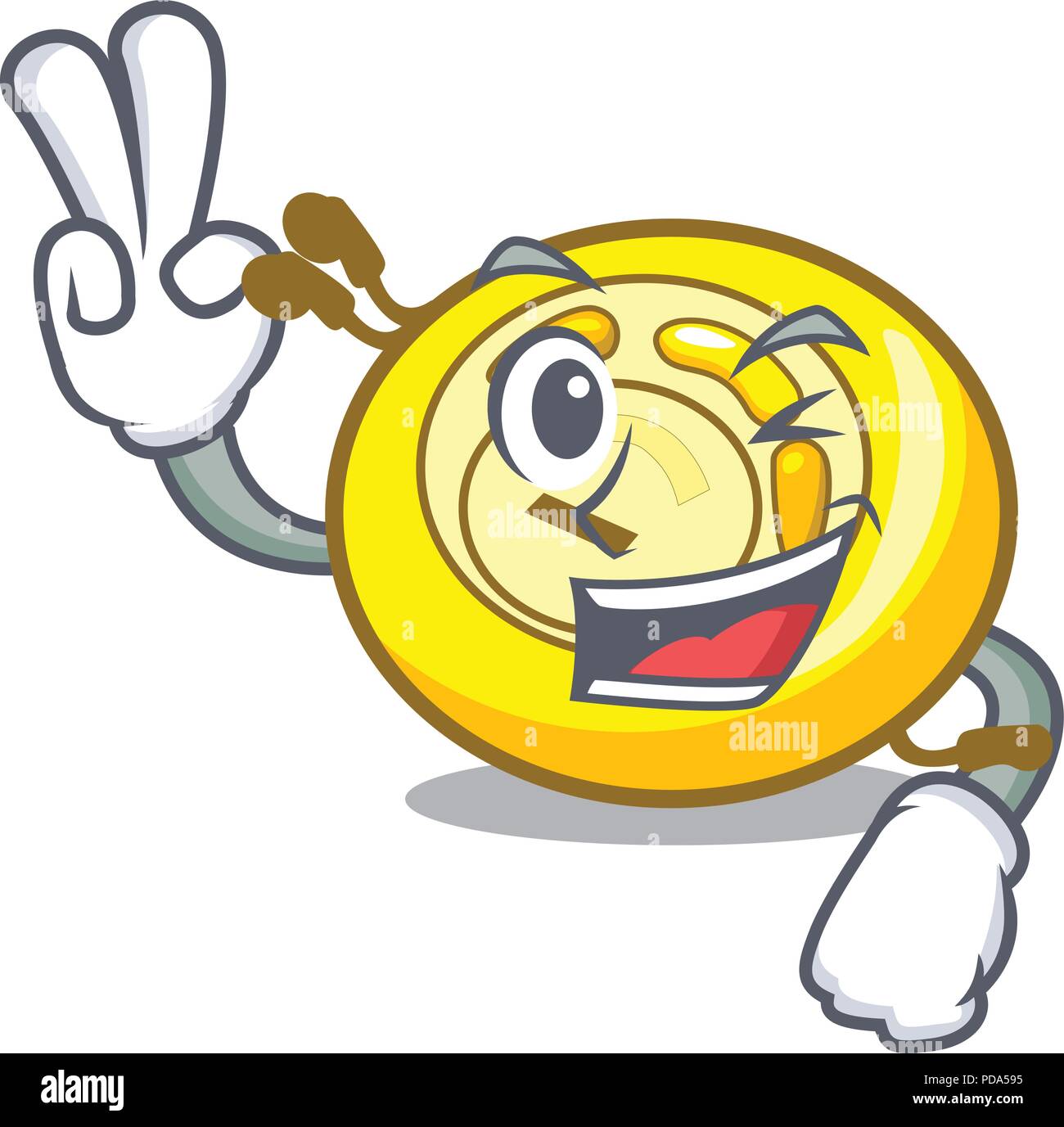 Two finger CD player character cartoon Stock Vector Image & Art - Alamy