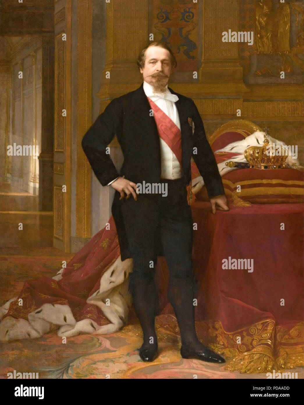 NAPOLOEN III (1808-1873) As French Emperor about 1865 Stock Photo