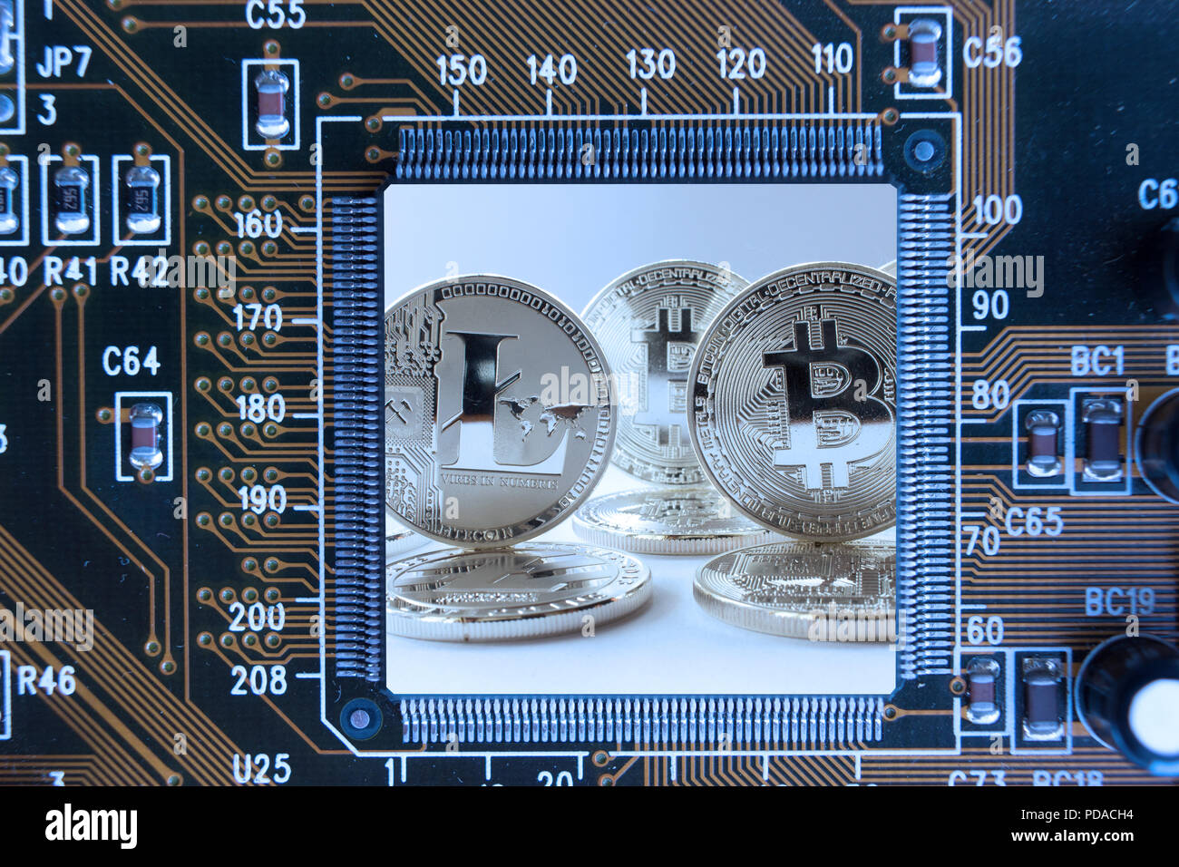 Rx 580 Mining Rig Rx 550 Miner 3+ Hundred Master Node Royalty-Free Images,  Stock