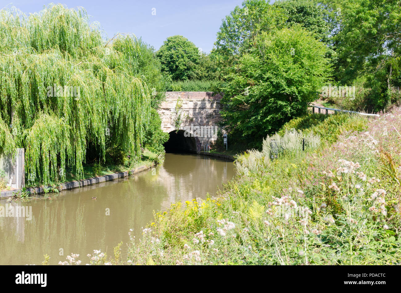 The entrance to Tardebigge Tunnel on the Worcester and Birmingham Canal