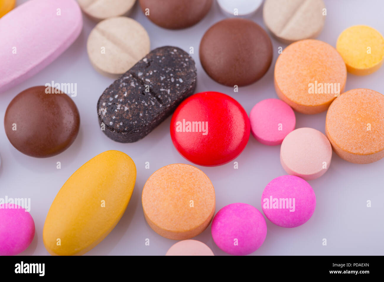 Combination Ripe Tablet different Tablets pills capsule heap mix therapy drugs Stock Photo - Alamy