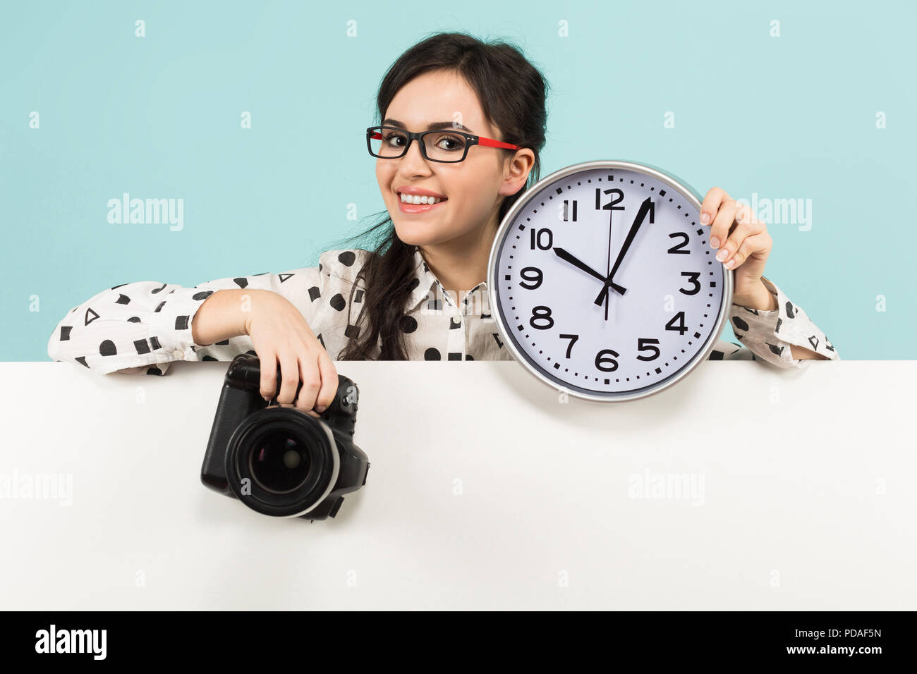 Alarm clocks woman hi-res stock photography and images - Alamy