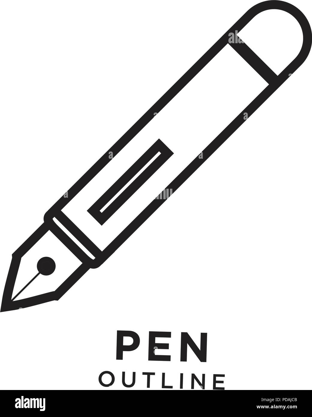 Illustration Of Abstract Pencil Graphic Design Template Stock Vector