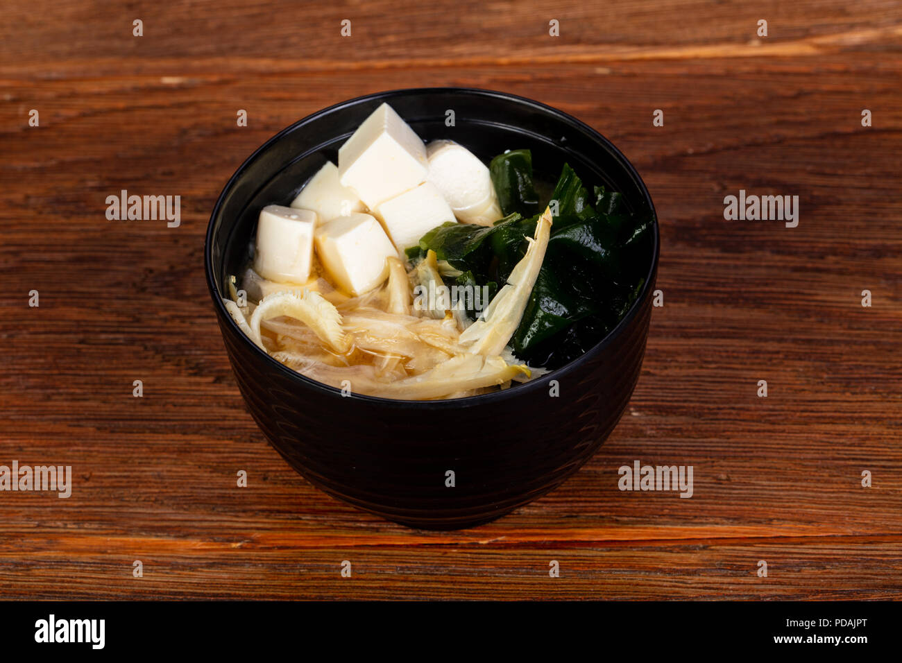 Japanese Miso soup kombu, tofu Stock Photo Alamy