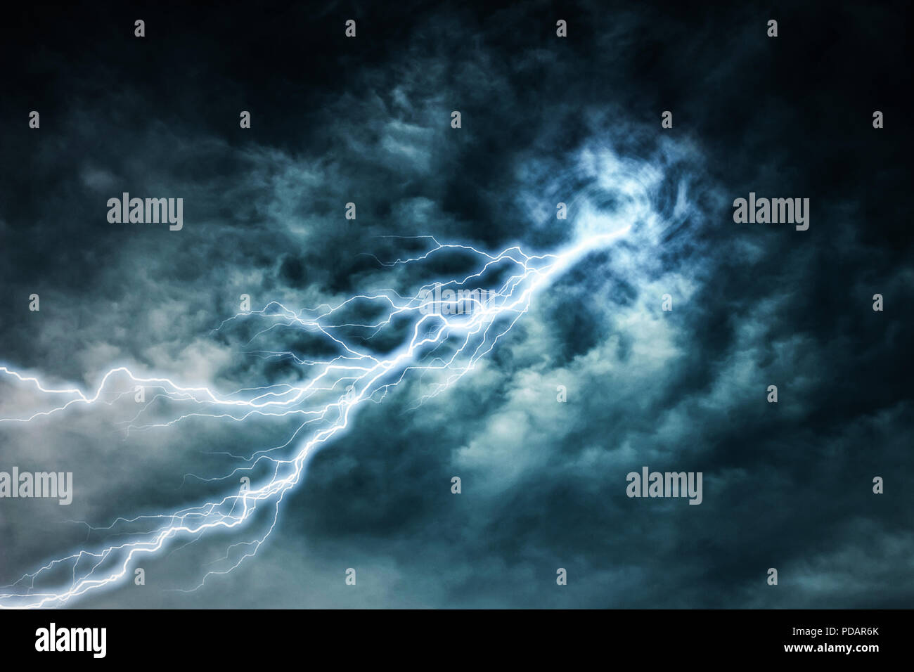 lightning strike during an electrical storm Stock Photo - Alamy