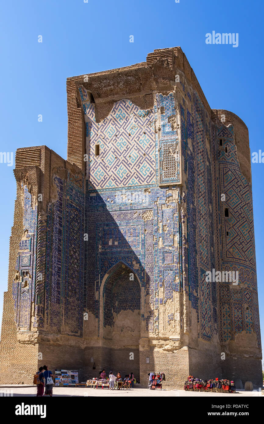 Ruins of Ak-Saray Palace - Shakhrisabz, Uzbekistan Stock Photo