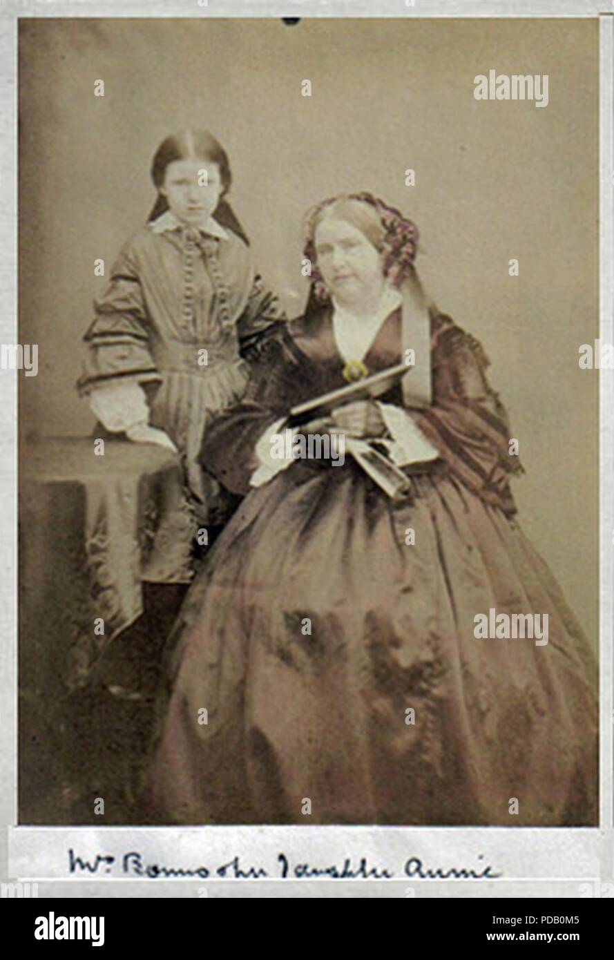 Anna Kingsford and mother Stock Photo Alamy