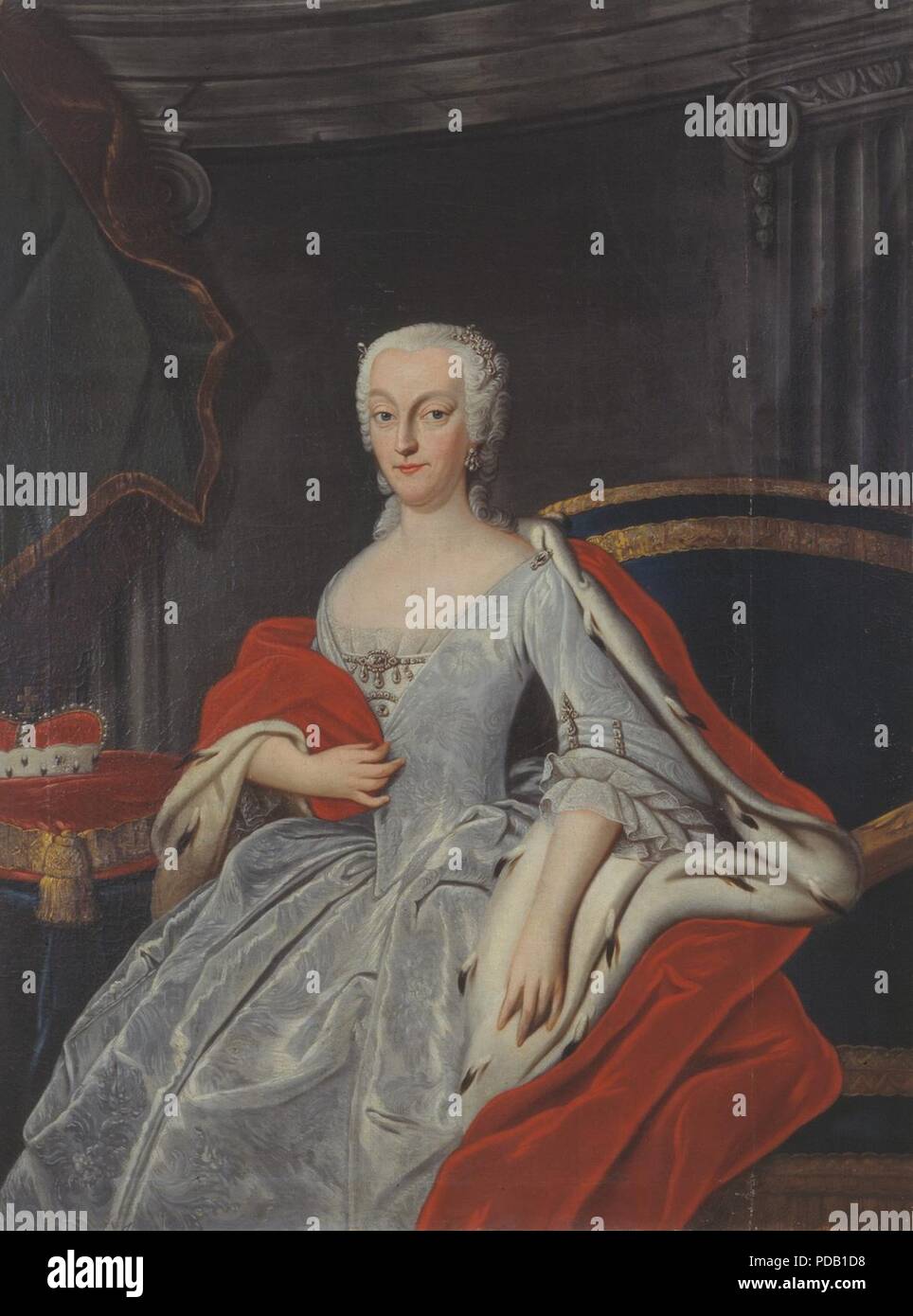 Anna Sofia di Schwarzburg-Rudolstadt, duchessa di Sassonia-Coburgo-Saalfeld. Stock Photo