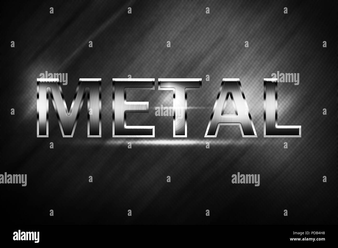 Metal alphabet and symbols Stock Photo Alamy