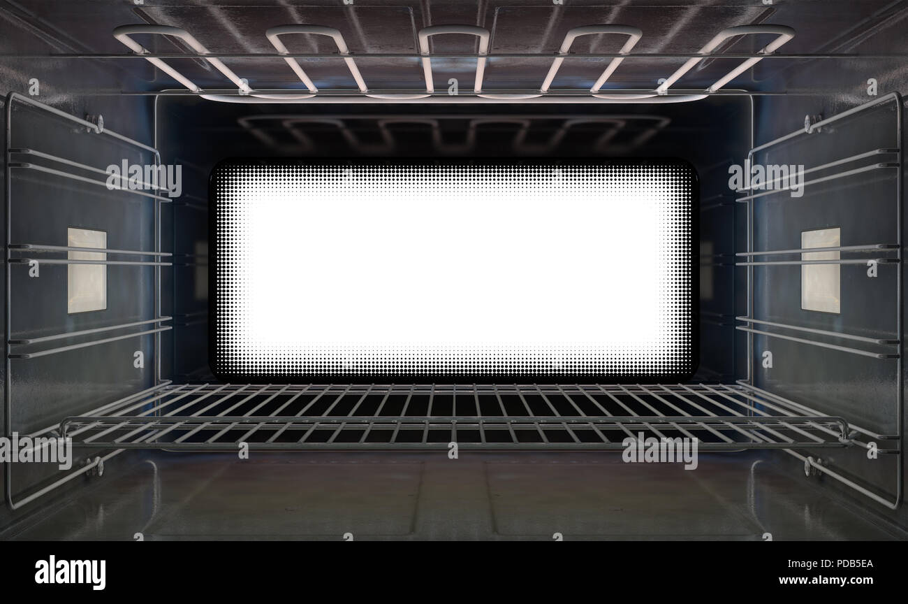 A Cross Section Upclose View From Inside An Empty Household