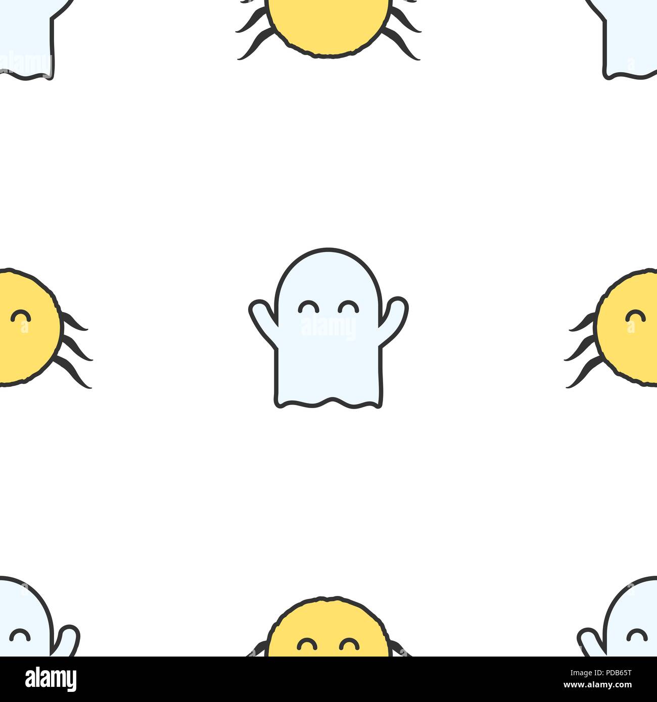 Ghostly spider Stock Vector Images - Alamy