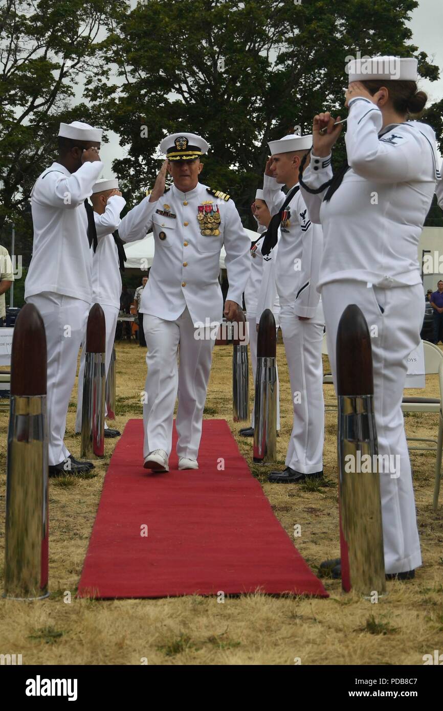 180802-N-VH385-0044 BREMERTON, Wash. (Aug. 2, 2018) - Capt. Christopher ...