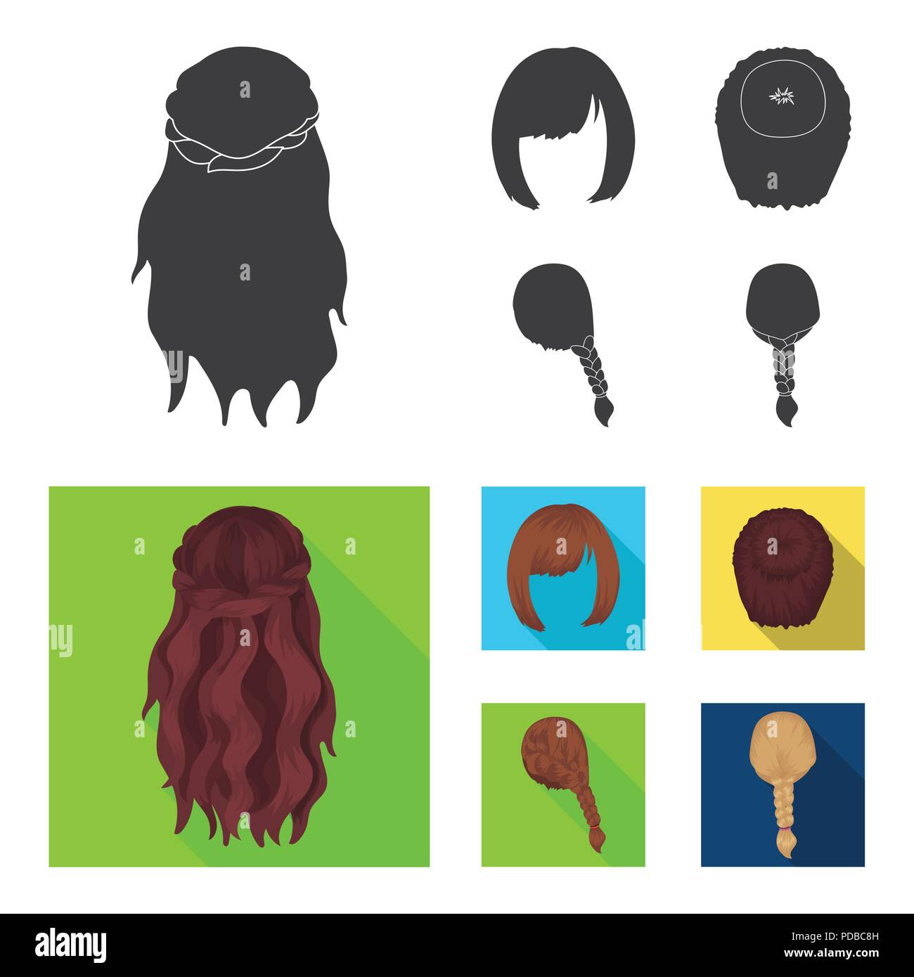 Kara Red Braid And Other Types Of Hairstyles Back Hairstyle Set