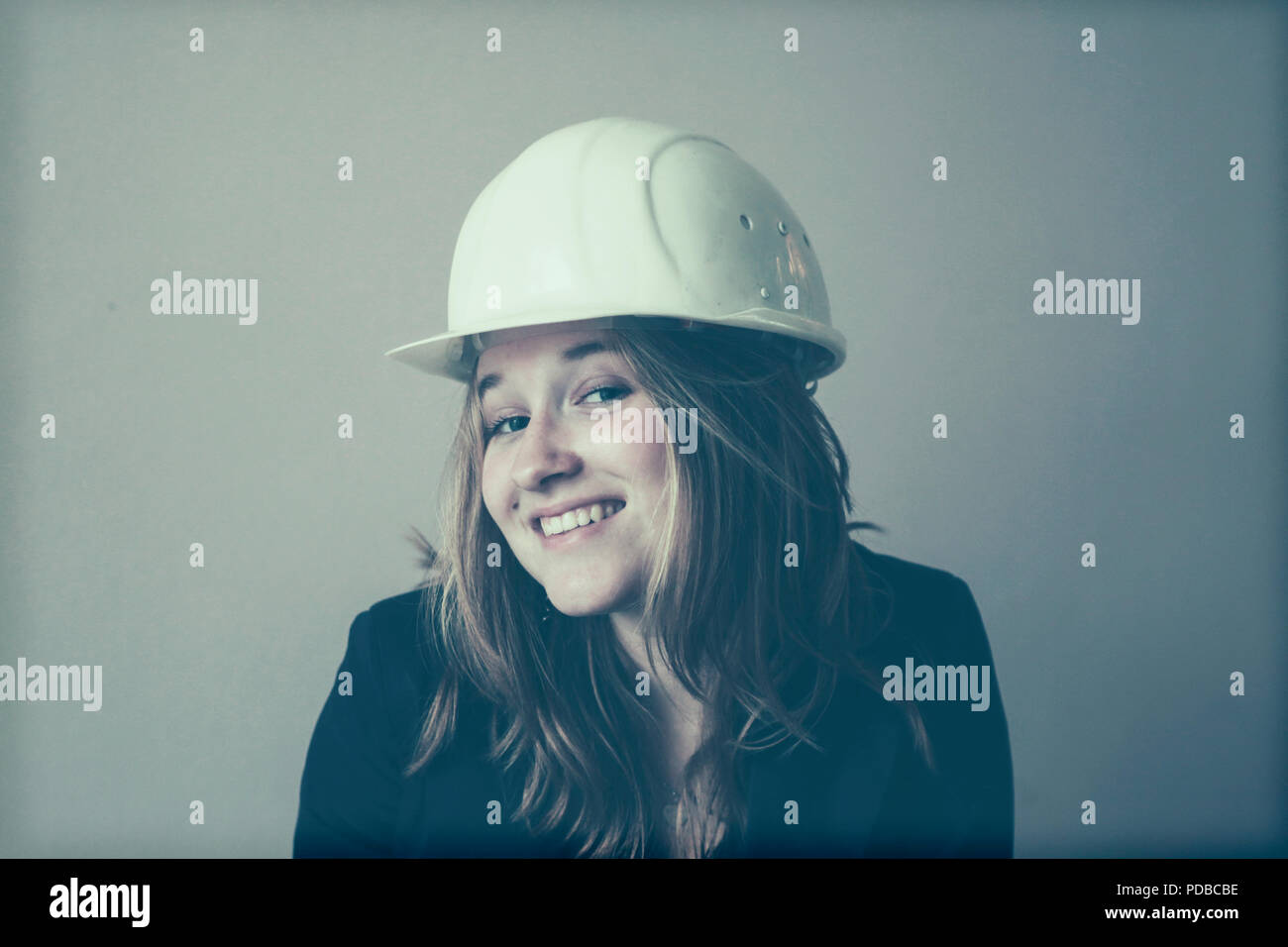 Hard hat white background hi-res stock photography and images - Alamy