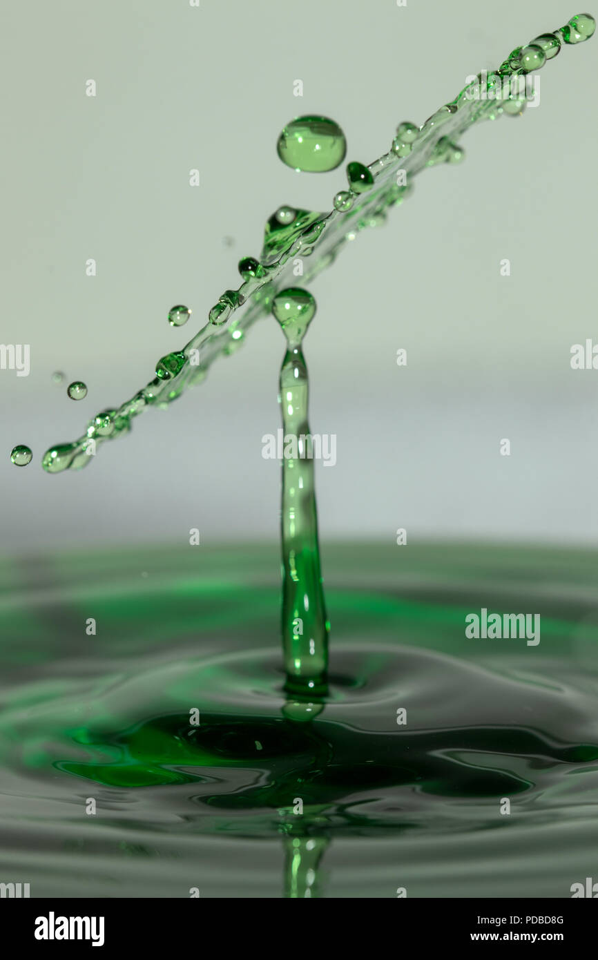 Water drop macro photography Stock Photo - Alamy