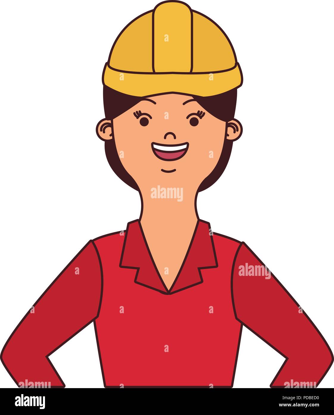 woman engineer cartoon Stock Vector Image & Art - Alamy