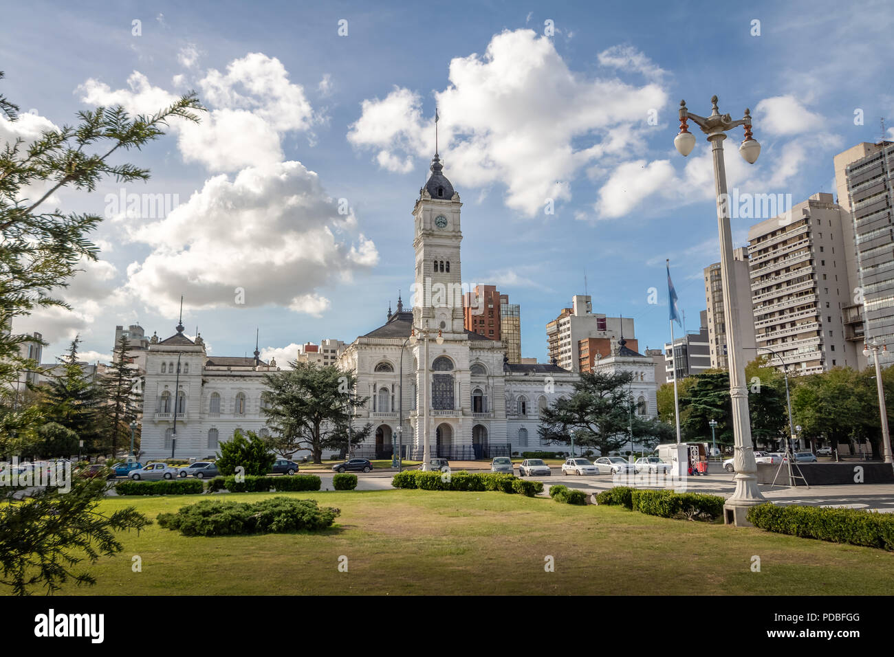 Municipal Palace, La Plata Town Hall - La Plata, Buenos Aires Province, Argentina Stock Photo