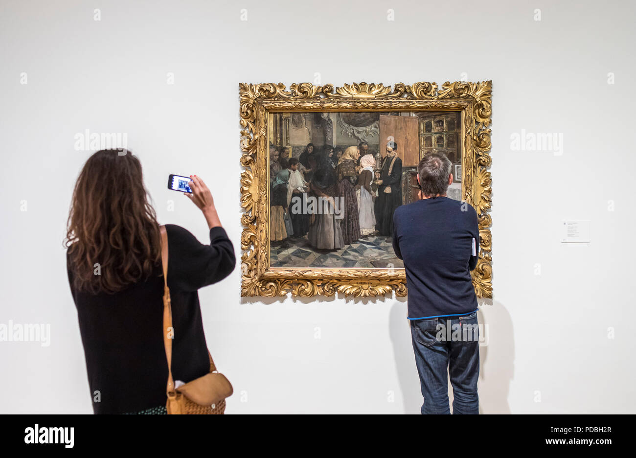 El Beso De La Reliquia By Joaquin Sorolla Museo De Bellas Artes Or Fine Arts Museum Bilbao Spain Stock Photo Alamy