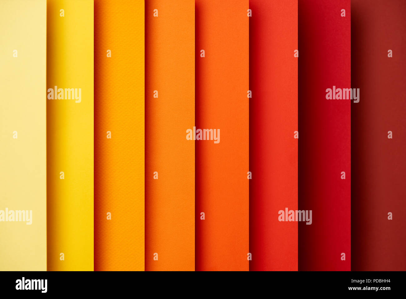Download Abstract Background With Vertical Paper Sheets In Red And Yellow Tones Stock Photo Alamy Yellowimages Mockups