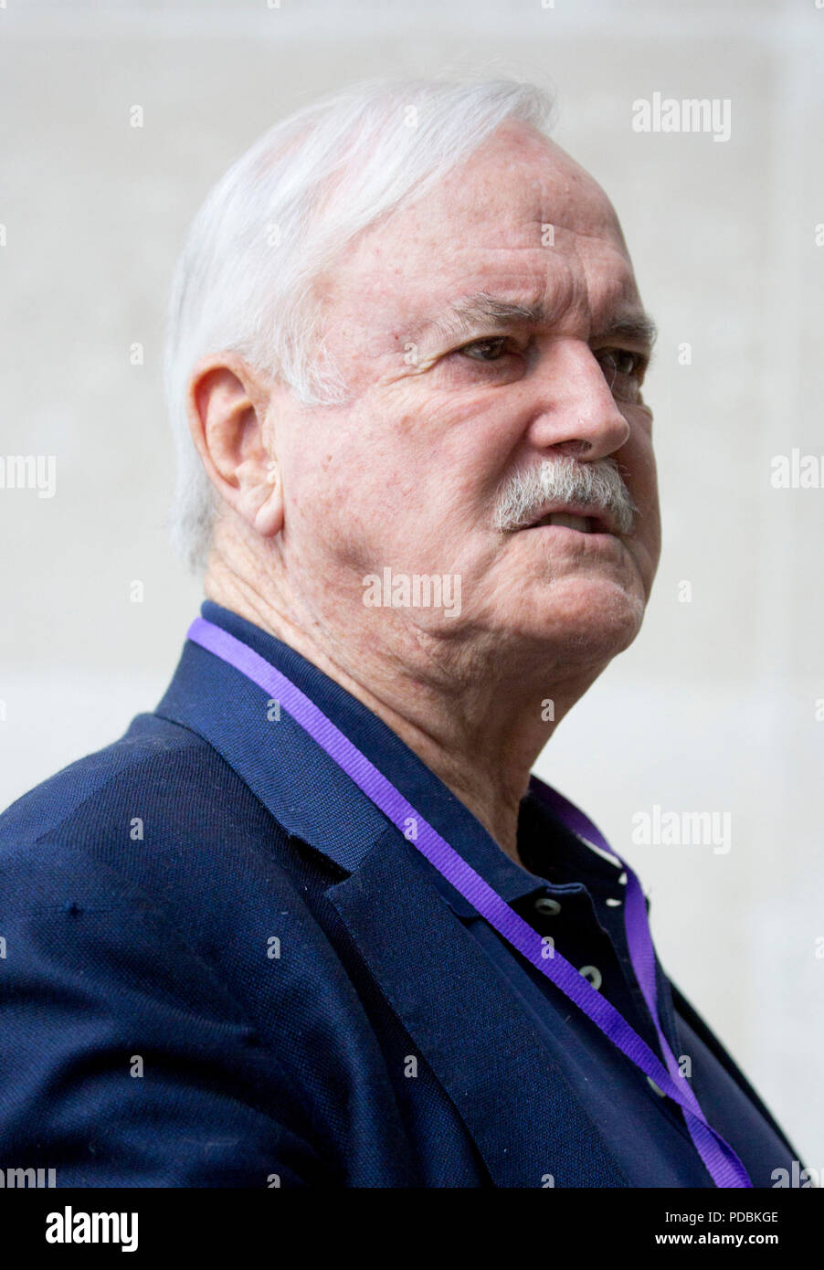 Actor john cleese arriving bbc broadcasting house ahead hires stock