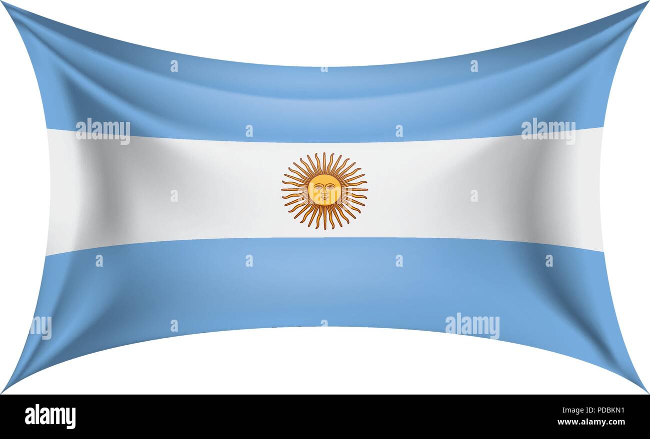 argentina vs mexico sub 20 - Flag argentina on blue Stock Vector Images