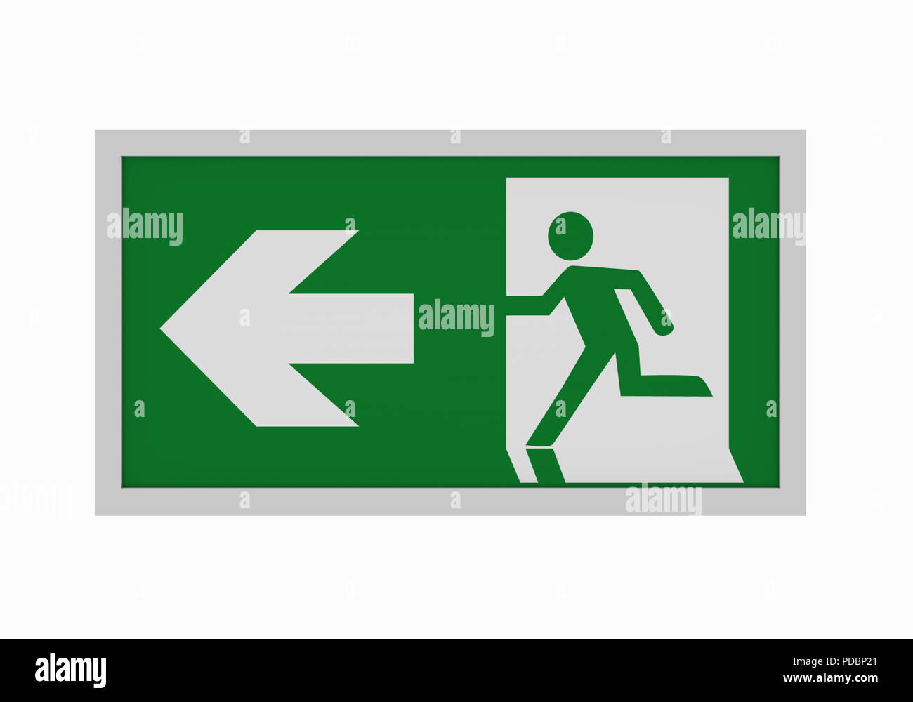 Text Sign Fire Exit Emergency Exit after Fluro ASR a1.3 Emergency Rescue 