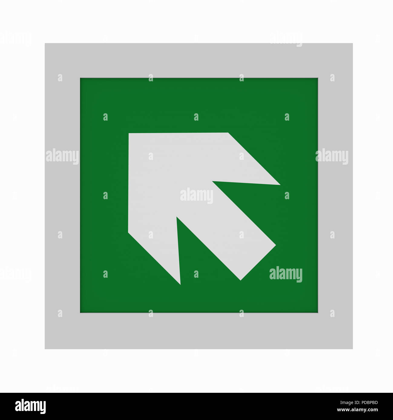 Directional Escape Sign current escape signs according to ASR A1.3: Directional arrow top left ...