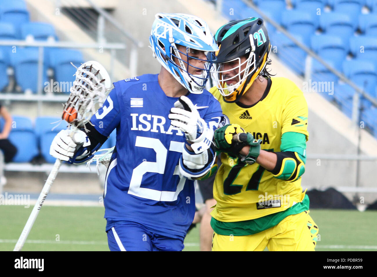 The World Lacrosse Championship in 2018 was held on July 12-21 2018 at the  Orde Wingate Institute for Physical Education and Sports in Netanya, Israel  Stock Photo - Alamy