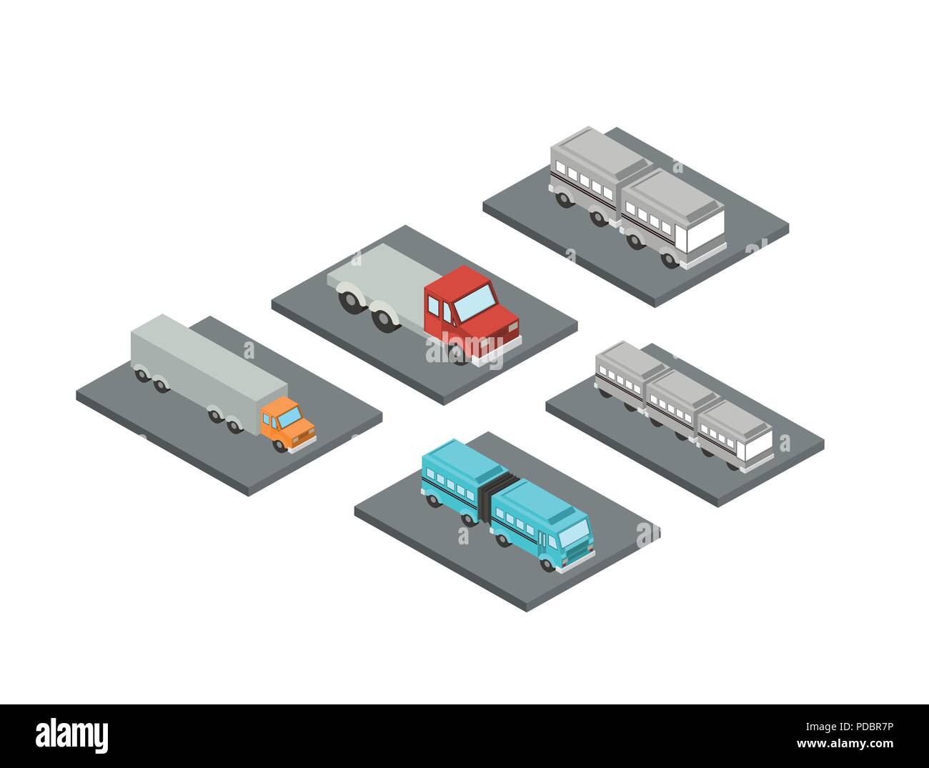 set cars isometrics proy icon Stock Vector Image & Art - Alamy