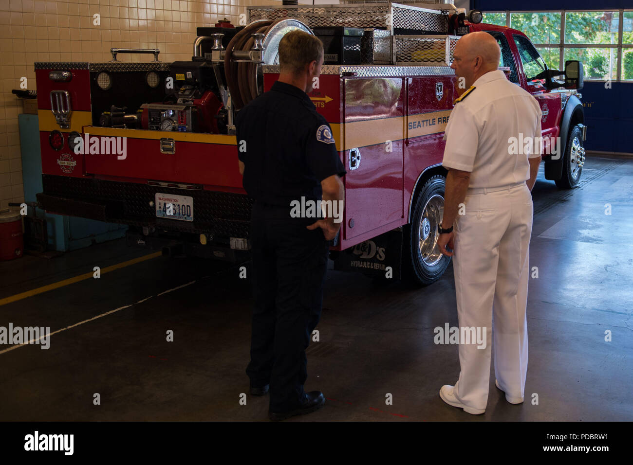seattle fire dept commander 3rd fleet stock photos seattle fire