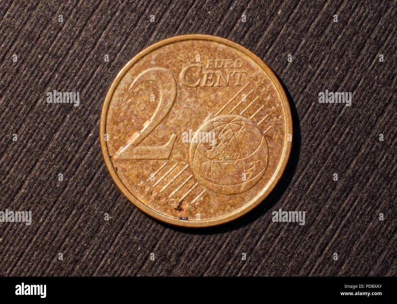 5 Cent,Euro, 2008,Cyprus Stock Photo