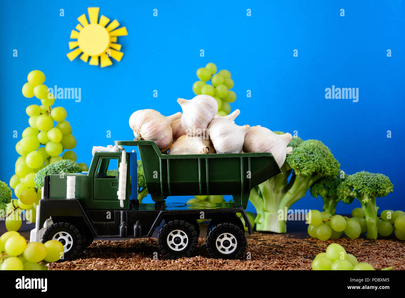Truck loaded vegetables hi-res stock photography and images - Alamy
