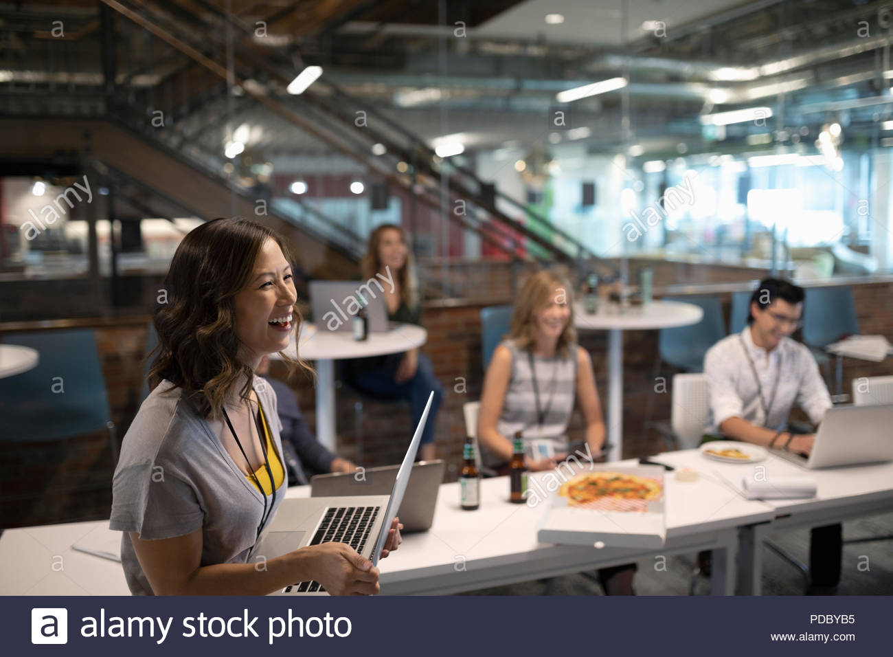 Modern office lunch room hires stock photography and images Alamy