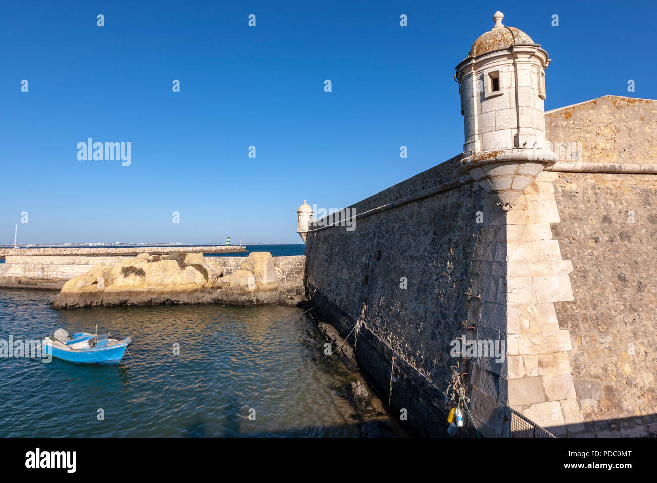 Forte da Ponta da Bandeira, Lagos, Algarve, Portugal Stock Photo Alamy
