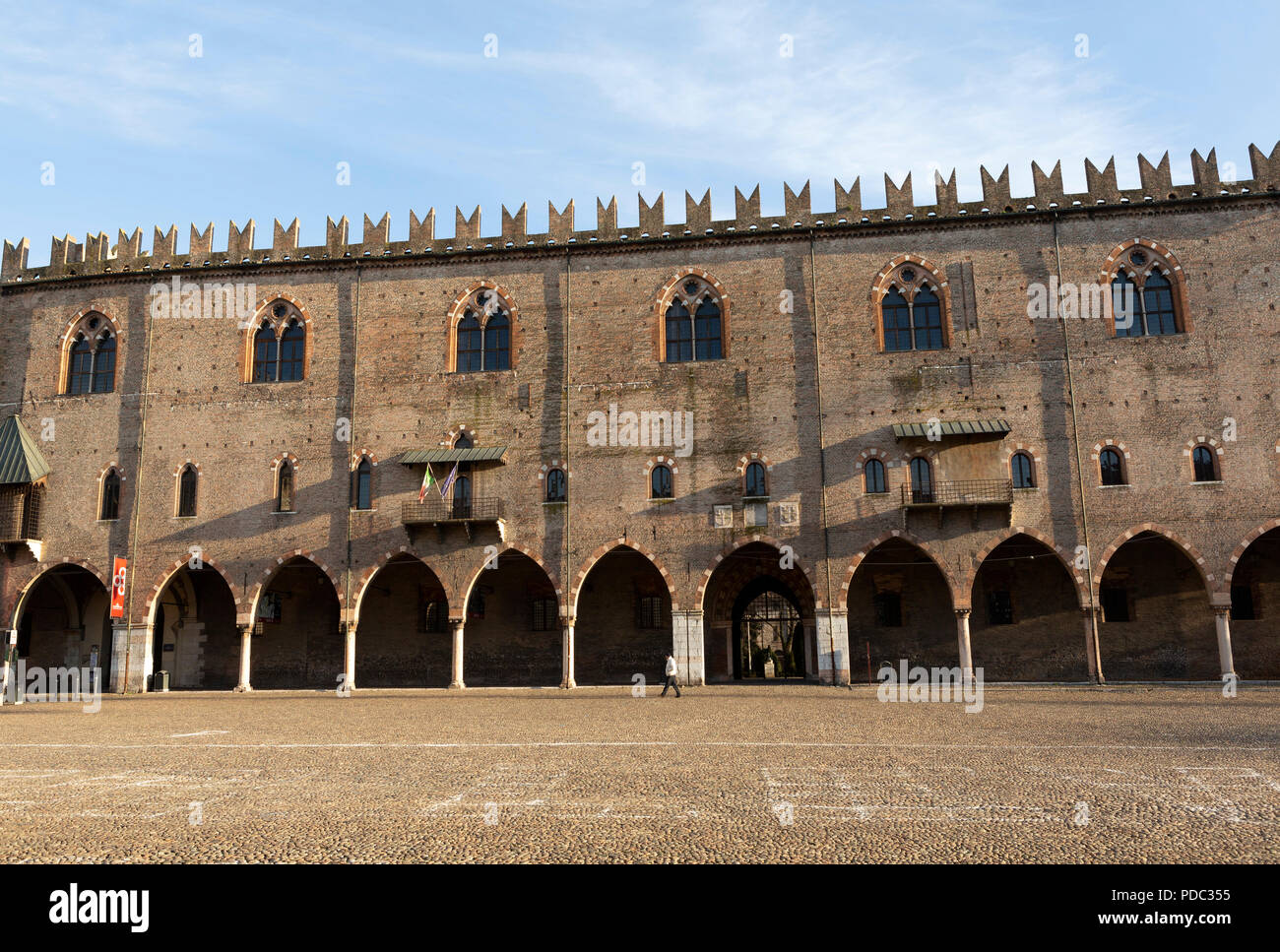 The Ducal Palace (Palazzo Ducale di Mantova) in Mantua, Italy. The palace  was the residence of the Gonzaga family Stock Photo - Alamy