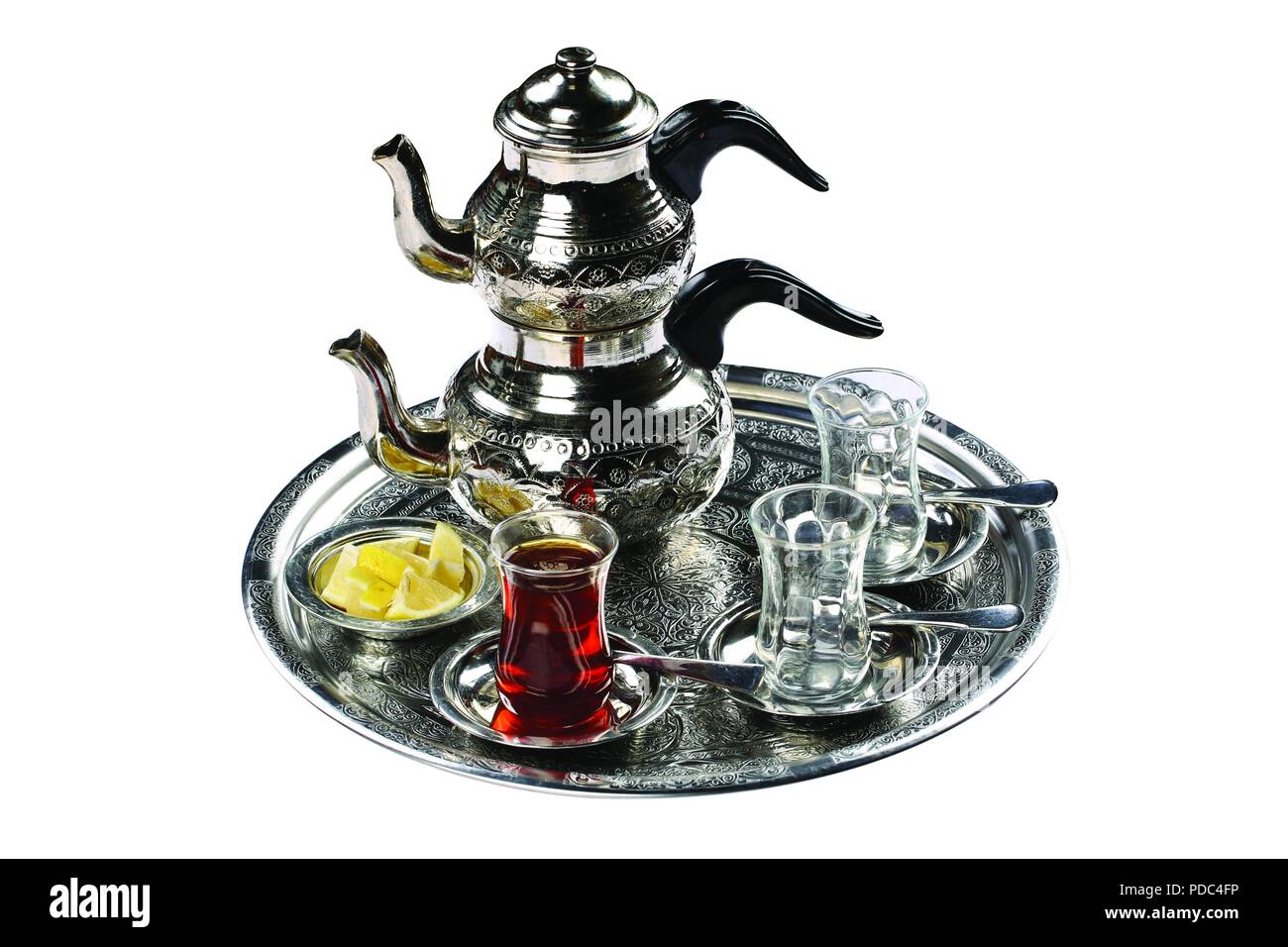https://c8.alamy.com/comp/PDC4FP/turkish-tea-pot-with-glass-of-tea-PDC4FP.jpg