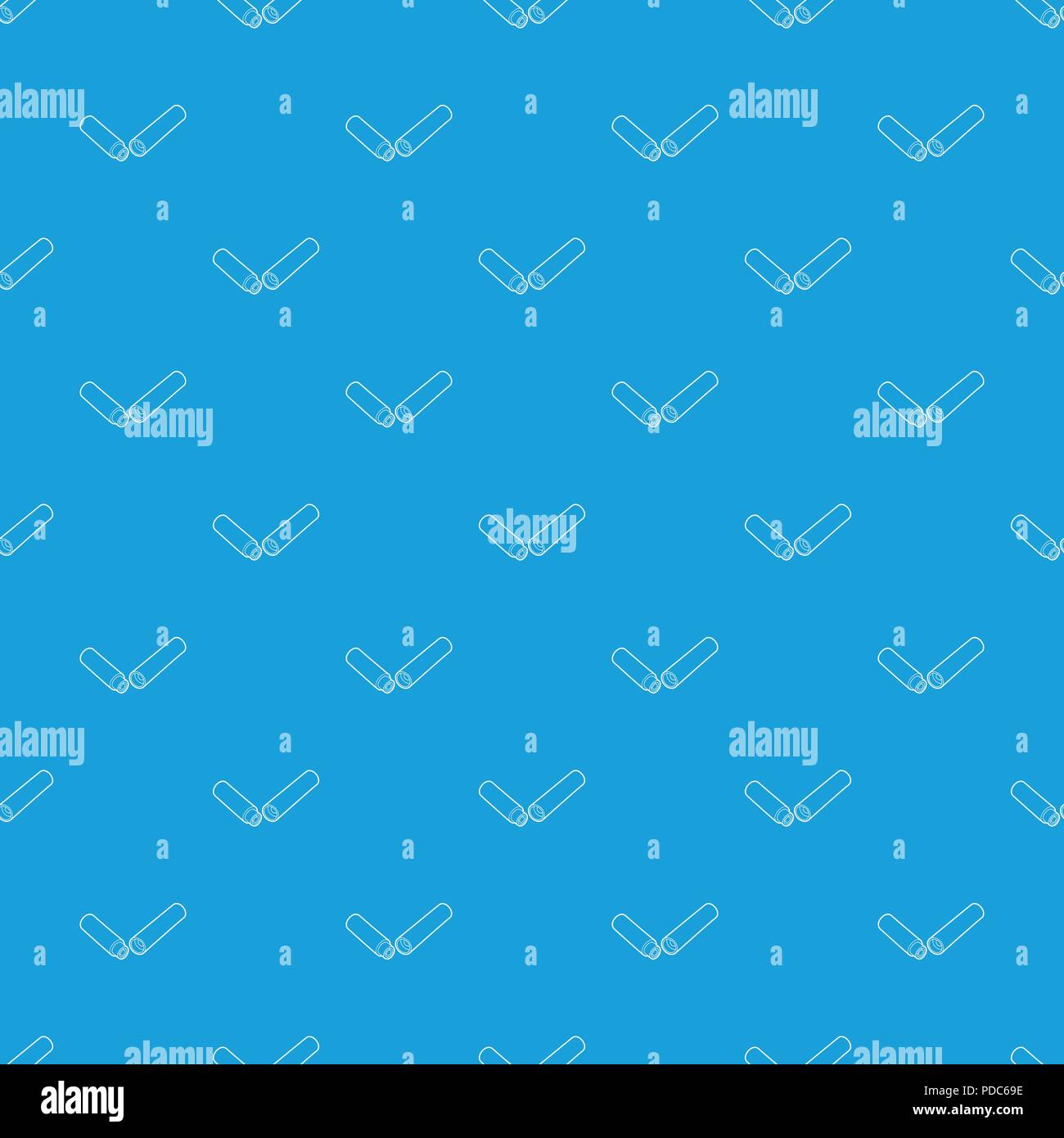 Electronic cigarette parts pattern vector seamless blue Stock Vector