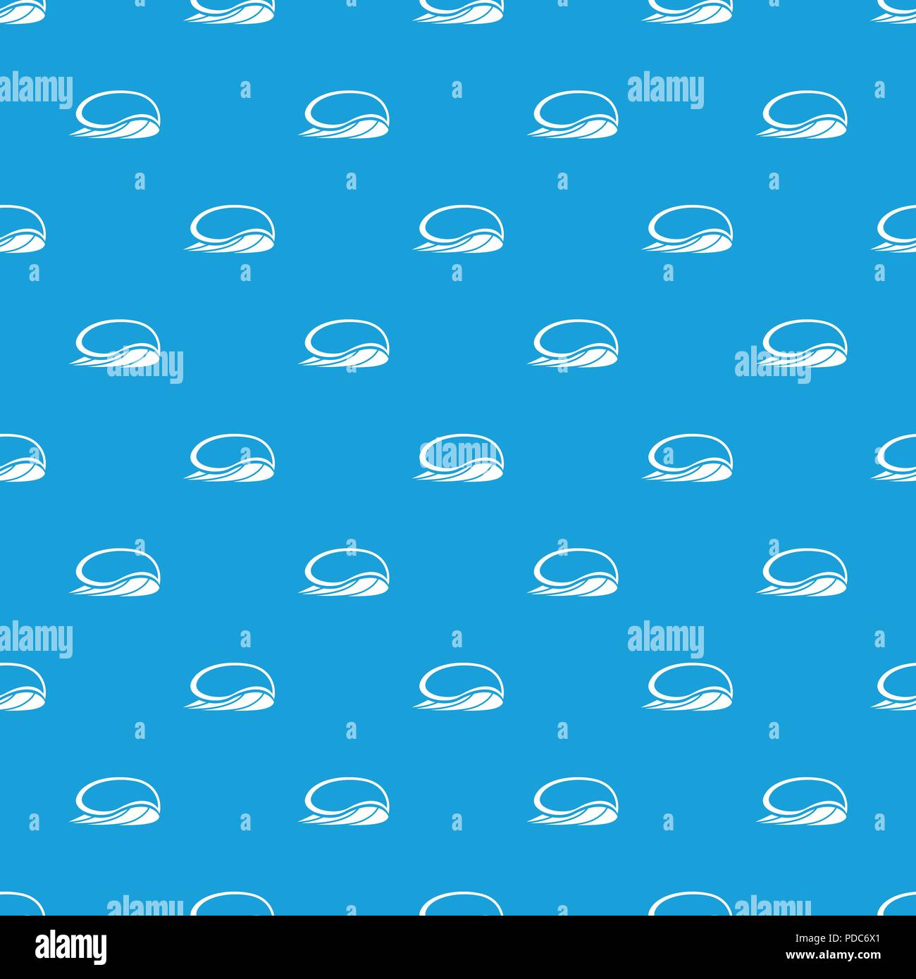 High sea wave pattern vector seamless blue Stock Vector Image & Art - Alamy