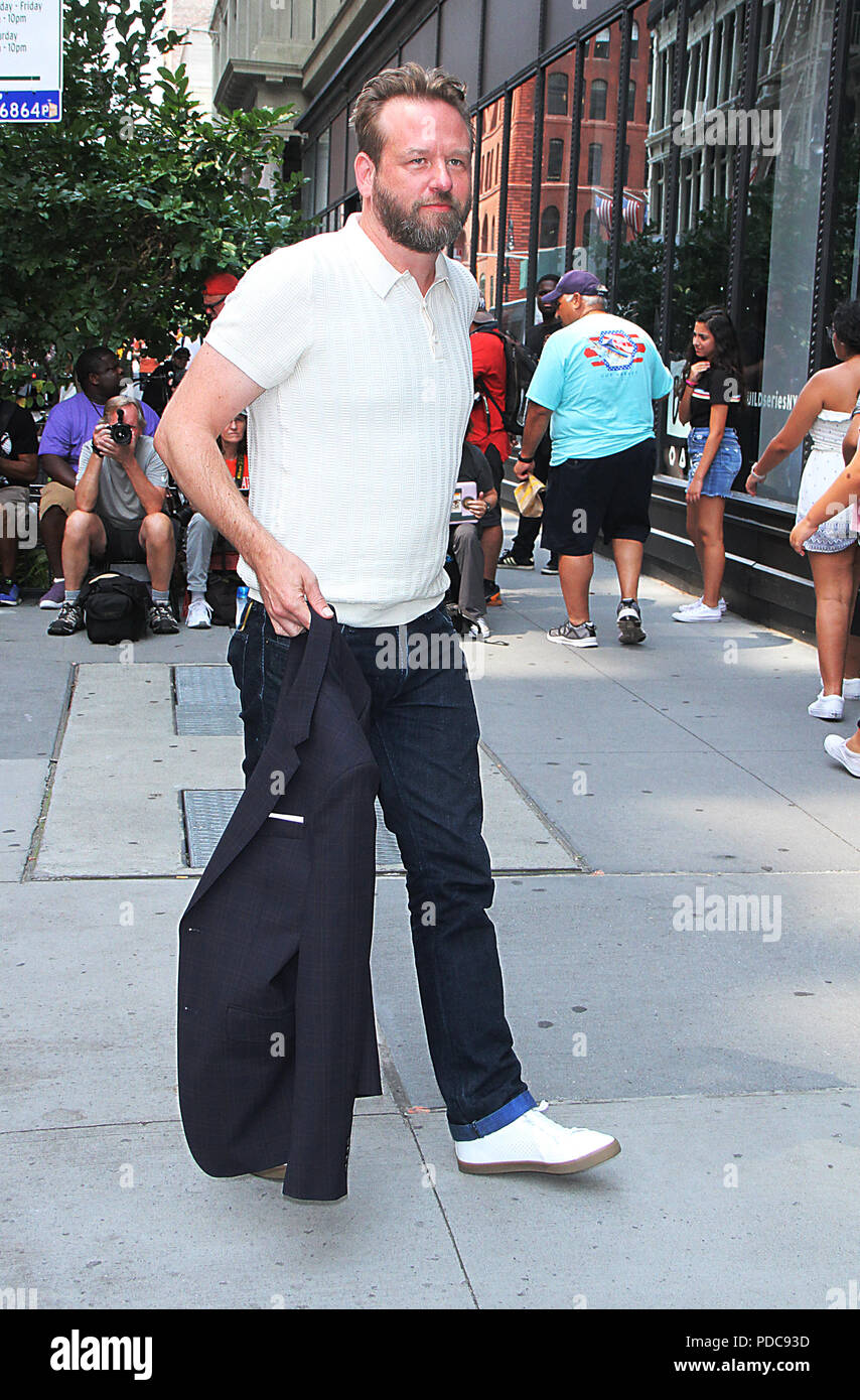 New York, NY, USA. 07th Aug, 2018. Dallas Roberts at Build Series to talk new NetFlix original