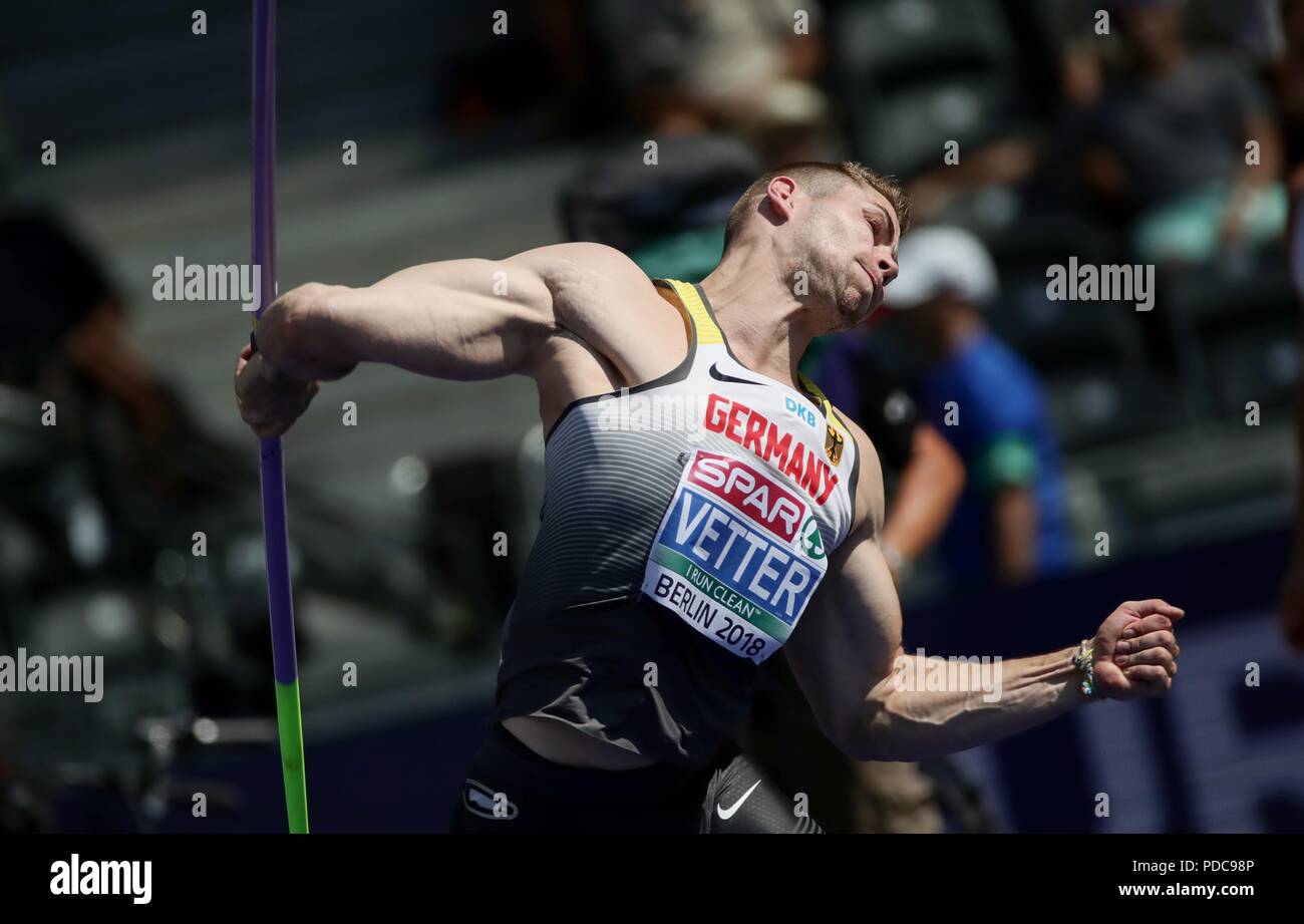 Berlin, Germany. 08th Aug, 2018. European Athletics Championships in
