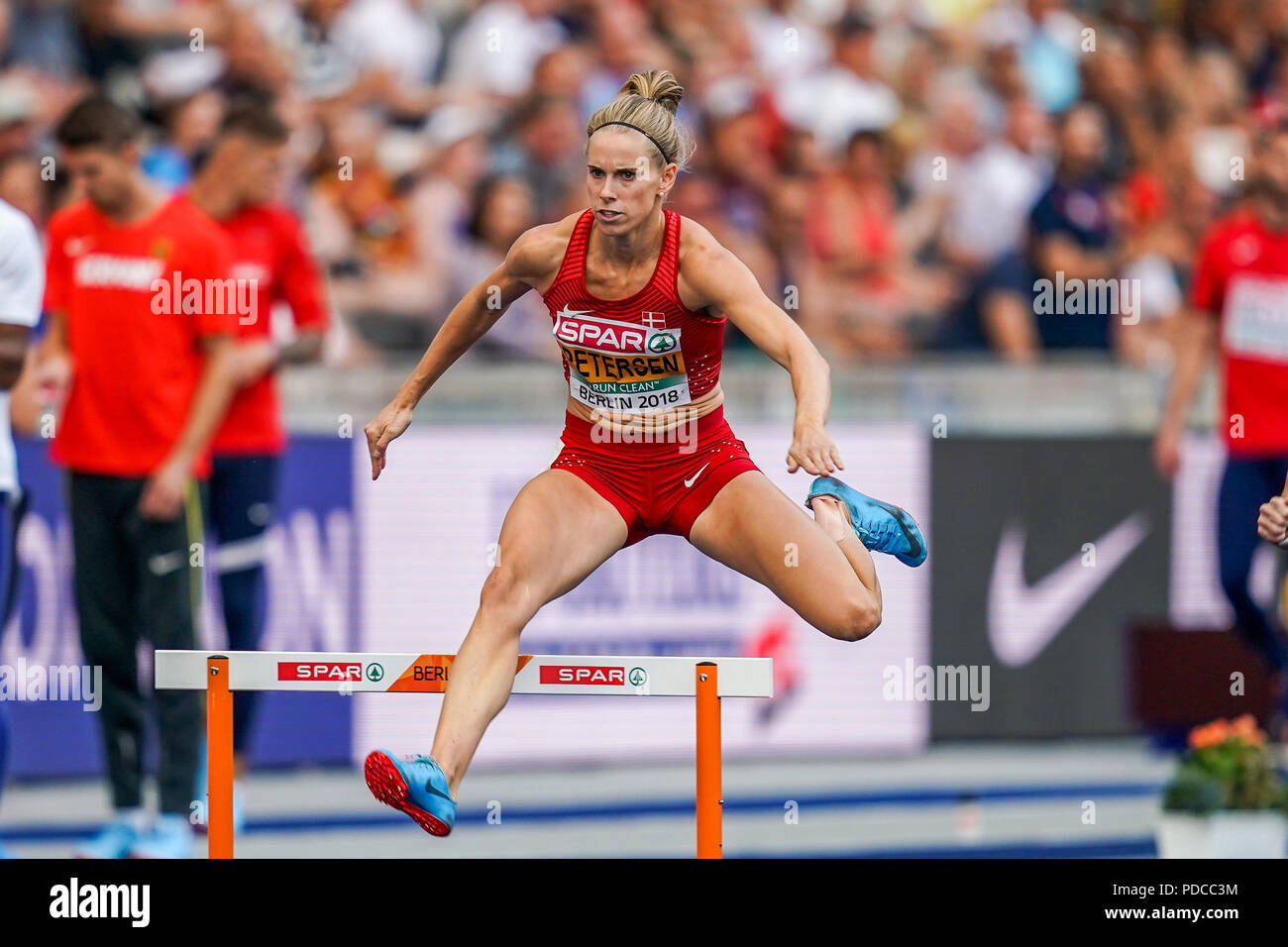 Berlin, Germany. August 8, 2018: Sara Slott Petersen of Denmark ...
