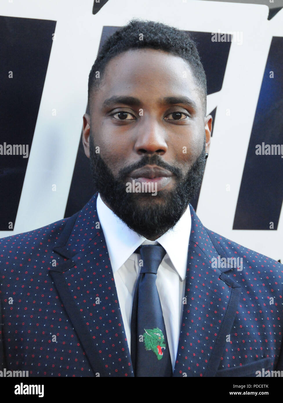 BEVERLY HILLS, CA AUGUST 8 Actor John David Washington attends the Los Angeles Premiere of